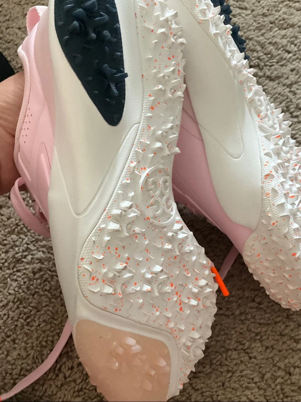 G/FORE Women's Pink G/18 Spikeless Golf Sneakers